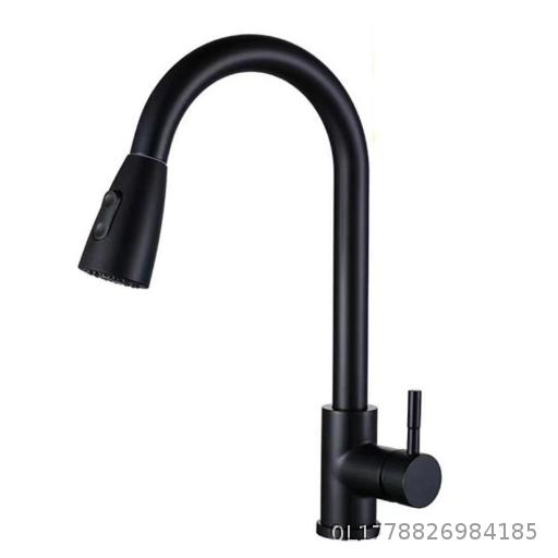 304 Stainless Steel Pulling Kitchen Faucet Cold and Hot Universal Expansion Faucet