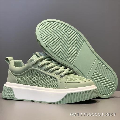 2026 Summer and Autumn Men's Fashion Trend Transparent Net Small Fresh Youth Style Outdoor Board Shoes Versatile Leisure