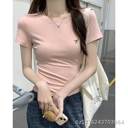  Women's Sweet and Spicy Round Neck T-shirt
