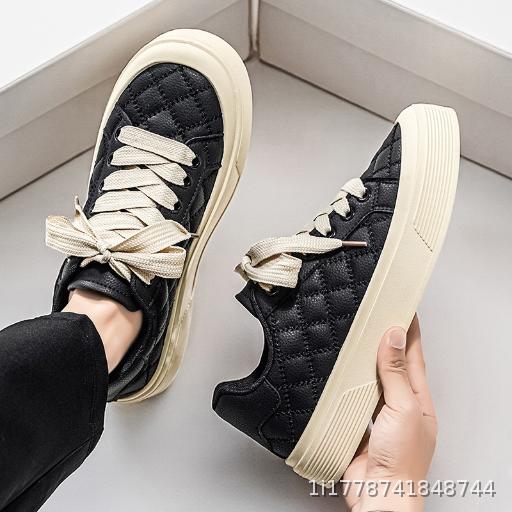 Men's Shoes Korean Versatile Board Shoes Men's Casual Shoes Leather Flat Shoes