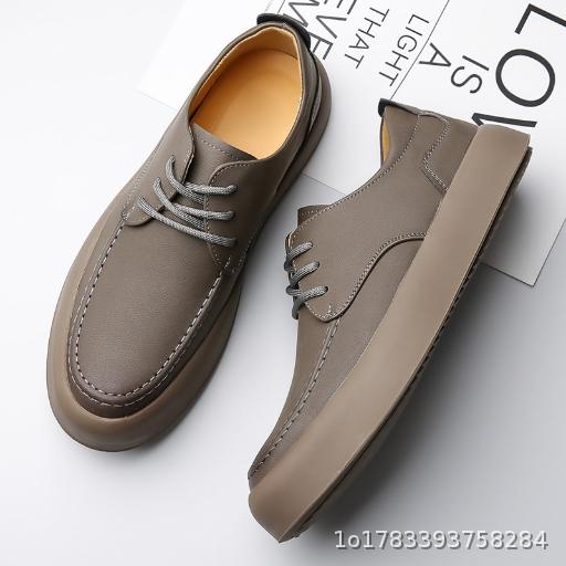 Business Soft soled Single Shoe Youth Retro Martin Boots British Style Workwear Versatile Short Boots
