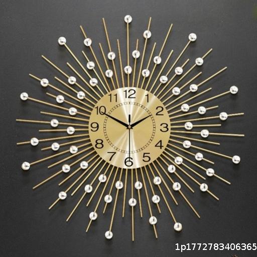 Creative Simple Clock Starry Sky Decoration Living Room Wall Clock Home Silent Clock Wall Art