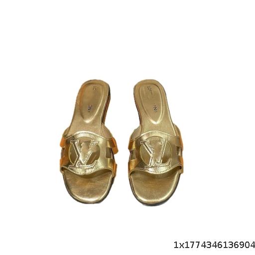 2025 New Flat Flat Heel Slippers for Women, Candy Cutout Letter One Word Cool Slippers