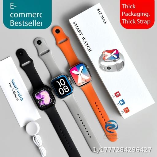 MOQ100pcs New S12MAX Smart Watch Payment NFC Game Blood Pressure Heart Rate Sleep Call Bluetooth Male Huaqiangbei S11