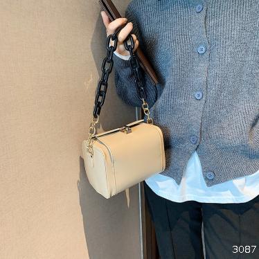 Single shoulder crossbody bag chain small square bag