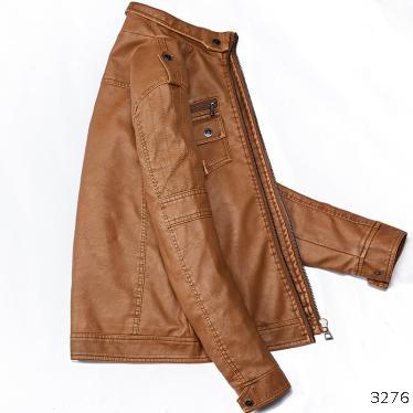 Autumn and winter interior men's washed Vintage Leather wish leather clothes