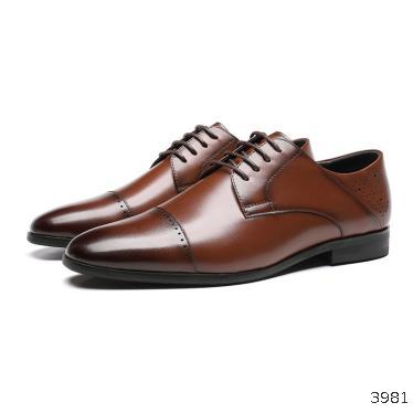  formal business leather shoes new spring and autumn British style carved Brock shoes pointed men's shoes