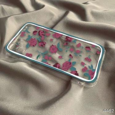  full screen flower Apple 13 mobile phone case iphonex / XS transparent XR soft case 7 / 8plus / 12promax / Pro
