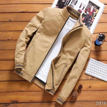  coat men's spring and autumn 2022 new jacket men's Korean casual coat trend handsome middle-aged and young people's autumn coat