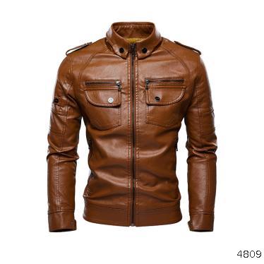  men's fur coat Plush warm fur coat