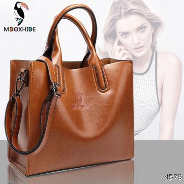  mdoxhide leather texture fashion women's handbag single shoulder bag large capacity soft leather women's bag mother Tote Bag