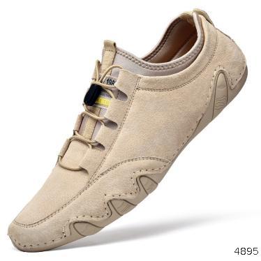  new summer driving shoes low top Doudou men's shoes casual Korean leather shoes men's trend