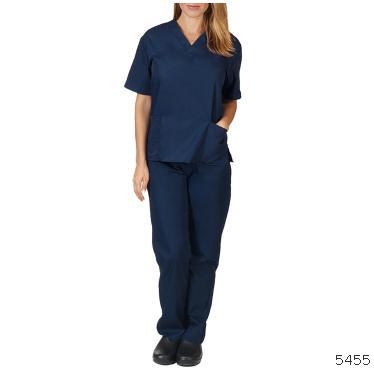  new European and American solid color pocket V-neck nursing work uniform nursing suit nurse suit