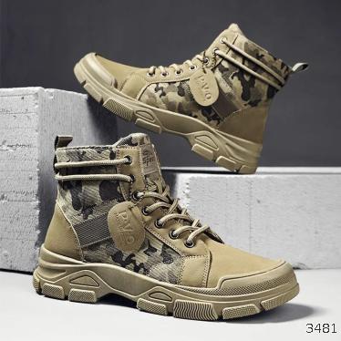  special price warehouse clearing treatment broken code and leakage picking Martin boots men's Retro men's short barrel versatile inner heightening camouflage versatile shoes