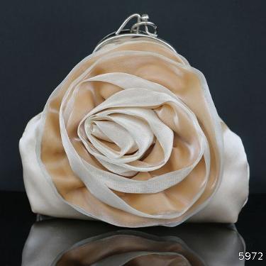  flower Silk Handbag
