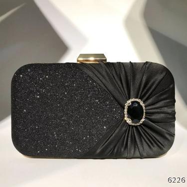  Dinner Bag with diamond, lady holding bag
