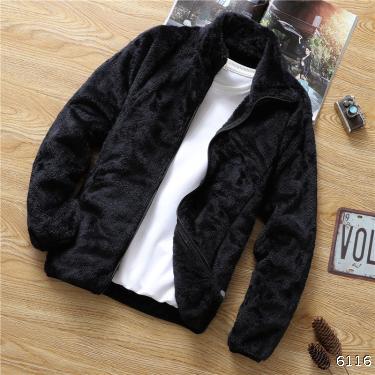 sweater men's Korean loose 2021 autumn winter couple fleece jacket men's double-sided coral velvet women's Fleece Jacket