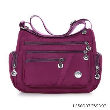  new waterproof Oxford cloth women's bag multi compartment Single Shoulder Messenger Bag Fashion versatile travel bag middle-aged and elderly mother's bag