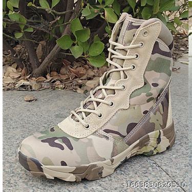 Spring and autumn python outdoor high top desert boots