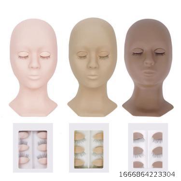 Removable eyelash grafting head mold