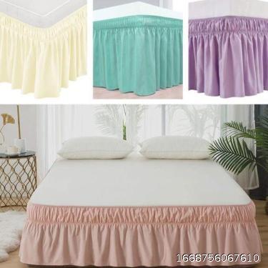 Fitted sheet cover skirt without bed surface Bed apron cover Bed skirt skirt elastic single piece lace