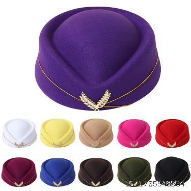 Maonai Baileyang stewardess hat Front desk etiquette hat