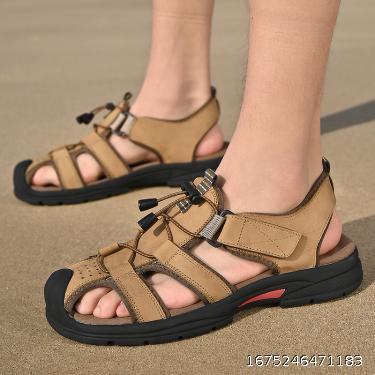 Men's sandals casual hollow air cushion anti-slip sandals beach shoes
