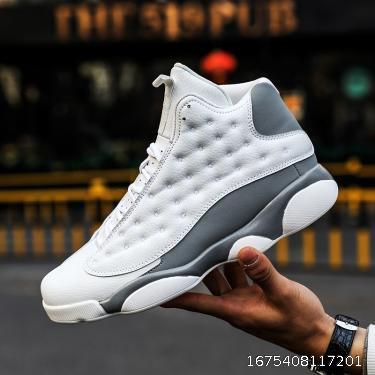 high-top men's shoes Panda black and white basketball shoes Sports casual shoes Fashion shoes Cross-border large men's shoes