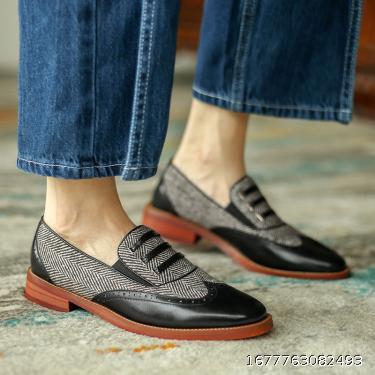 autumn 2020 low heel 40-43 shallow casual single shoes