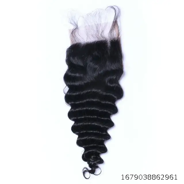 【 Brazilian hair Lace Frontal 12A】Ulike Deep Wave Lace Closure