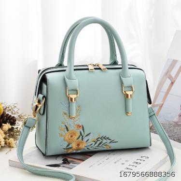 Pillow Small Bag New Handbag Women's Bag Embroidery Fashion One Shoulder Crossbody Small Bag