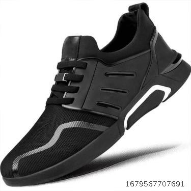 New Korean breathable lightweight casual shoes Running shoes Men's sports shoes