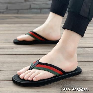 Men's flip flops Men's Sandals Men's Sandals Sandals Casual Summer Fashion Slip resistant Personality Fashion Outdoor Wear