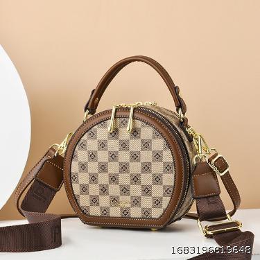 Round bag, women's bag, small round bag, women's one shoulder crossbody bag, portable bag, trendy