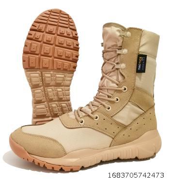 Summer breathable men's combat boots High top tactical boots Desert combat boots Ultra light breathable boots