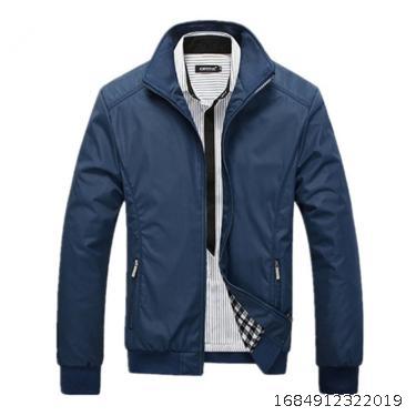Middle aged and elderly standing collar men's jacket Men's casual jacket Men's