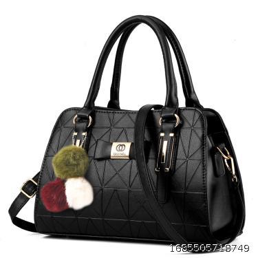 Genuine leather texture handbag for women in 2022, new mother's bag, double layered crossbody bag, middle-aged women's handbag, shoulder bag
