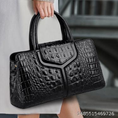 Women's handbag crocodile print boutique female bag single shoulder cross-body bag counter quality European and American tide bag