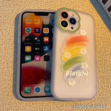 Rainbow Flower Xiaomi 1312x11109 Phone Case note12Pro Red Rice 10Ak30ik40sk50K60 Soft