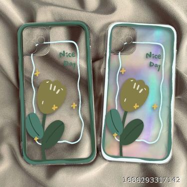 Tulip Suitable for Xiaomi 12x/11/10/9 Soft Case Phone Case Mix2s Red Rice Note8pro Women's K30/50