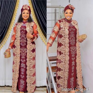 Lace Hot Diamond Dress Coat Two Piece Set Female