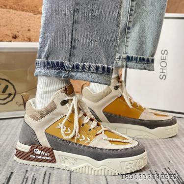 Small crowd design new style board shoes, harbor style shoes, high gang men's version of Mori Harajuku, China-Chic shoes