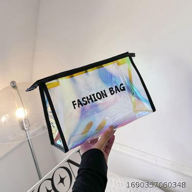 Fantasy Radiant Handheld Makeup Bag Female Transparent Waterproof Wash Bag