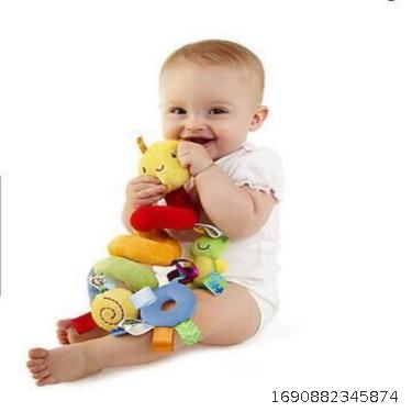 Baby Toys Newborn Bed Wrapping Bed Bell Bed Hanging Soft Fabric Plush Bedhead Bell Ringing Bedhead Bell