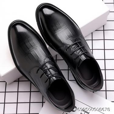 Leather Shoes Men's New Business Dress Genuine Leather Casual Breathable Men's British and Korean Version Pointed Bride Wedding Shoes