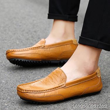 Doudou Shoes Men's Lazy Shoes Large Men's Shoes Casual Men's Shoes Fashion Shoes Leather Shoes Cross border Foreign Trade 2028