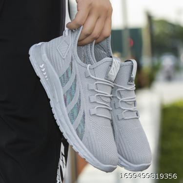Men's Shoes 2023 Autumn New Flyknit Mesh Face Student Running Shoes Fashion Trend Cross border Large Size Sports Casual Shoes