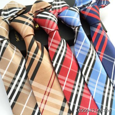 2021 Scottish Plaid Series Polyester Silk Men's Tie