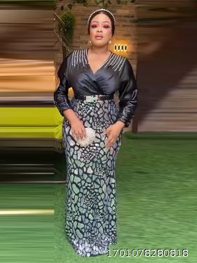 Heavy Industry Yarn Water Soluble Bead Party Evening Dress