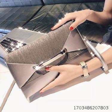 Envelope Handbag Handheld Bag Women's Korean Version Versatile Fashion Banquet Handheld Bag Women's Bag